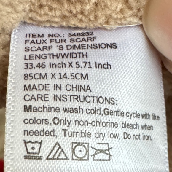 Wayland Square Women's Memory Foam Slipper Boots Size S 7/8 Brown W/Scarf Gift - Picture 14 of 14